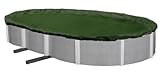 Dirt Defender 12-Year 16-Feet x 32-Feet Oval Above-Ground Winter Pool Cover