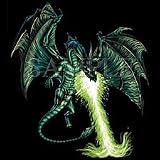 Green Dragon Adult T-Shirt