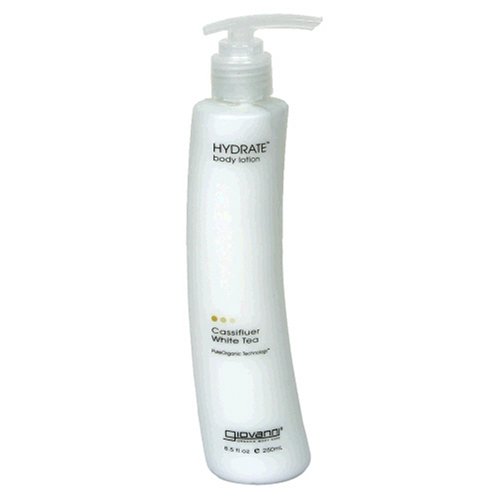 Giovanni Hydrate Body Lotion, Cassifluer White Tea, 8.5 fl oz (250 ml) (Pack of 2)
