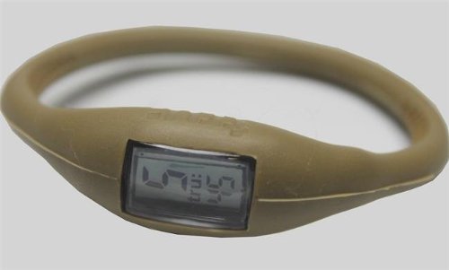 Encore Select TRU-13 Small Silicone Band Sports Watch - Metalic Gold