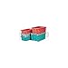 Stack and Nest Bin, 30-5/8 In L, Green