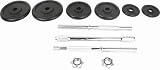 Langhantel Set 25 Kg mit stabilem Koffer - 