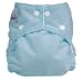 FuzziBunz Perfect Size Cloth Diaper, Blue, Size Small 7-18 lbs