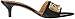 Nine West Women's Yajaira Leather Dress Sandal