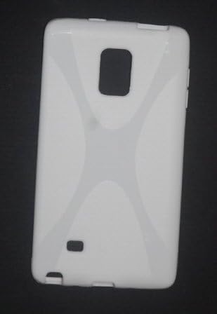 LISA HANDMADE Case for Samsung Note Edge Scratch Resistant inch Acrylic+TPU X Pattern White