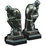 Auguste Rodin's famous Thinker Bookends