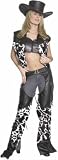 Adult Womens Cowgirl Costume (Size:Small 5-7)