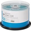 HP 52x Write-Once CD-R with LightScribe Technology - 50-pack, cake box