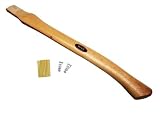 Dalluge Tools 3250 14 Curved Hickory Replacement Hammer Handle for 1250 & 1650 Finish/Trim Hammers (03250)