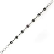 Handmade Jewelery India Sterling Silver Bracelet 7.5 inches