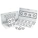 Features of the Good Lite Lea Symbols® Massachusetts Distance Folding Chart: For screening or testing individuals beginning at age 2 1/2. 50% spaced rectangle (Massachusetts Visual Acuity Test format) with line sizes from 20/200 to 20/8 (6/60 to 6/2.4) equivalent. Has hole for hanging the chart on the wall. Includes response key, flash cards, and instructions. 18" x 20" (45.7 cm x 50.8 cm). Folds to 18" x 10" (45.7 cm x 25.4 cm). 10 feet, 3 meters testing distance.