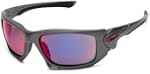Oakley Scalpel Dark Grey l Red Iridium