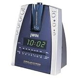 jWin JL-707 Projection & LED AM/FM Alarm Clock Radio