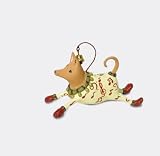 Department 56 Krinkles Joyful Brown Dog Christmas Ornament #797035