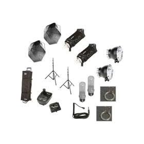 Bowens Gemini Classic 500C 2 Light 500W/s Monolight Umbrella Kit with Light Stands & Trolley Case & Bowens Pulsar TX Trigger with Receiver Card