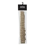 Creative Co-Op Chandelier Cord Cover, 6' Length, Natural Cotton Color