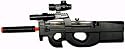 Well P90 Laser Red Dot Airsoft Electric Gun AEG - D90H