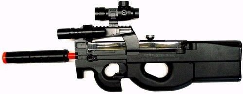 Well P-90 Laser Red Dot Airsoft Electric