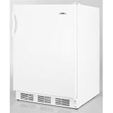 Summit: AL750 5.5 cu. ft. Compact All-Refrigerator with Adjustable Wire Shelves, Automatic Defrost,