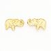 14k Polished Elephant Post Childrens Earrings