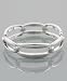 AK Anne Klein Silver-Plated Squared Link Bracelet