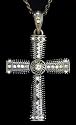 Renaissance Costume Cross Necklace (4 inches)
