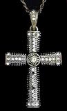 4-Inch Renaissance Costume Cross Necklace