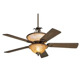 Emerson Fans CF160RTI 52" Rustico Rustic Indoor Rustic Iron Ceiling Fan w/ Light, Remote & Blades