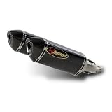 Akrapovic Slip-On Exhaust System - Titanium Tailpipe - Hexagonal Carbon Muffler -... by Akrapovic