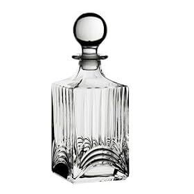 Aurea 24% lead crystal Whiskey Decanter by RCR Crystal Inc