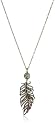 Disney Couture Pave Feather Pendant with a Pocahontas Coin Necklace