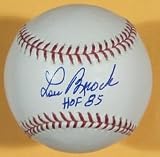 Lou Brock Autographed/Hand Signed MLB Baseball St. Louis Cardinals w/HOF 85