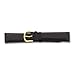 18mm Black Genuine Lizard Gold-tone Buckle Watch title=