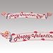 Valentine's Day Expandable Streamer
