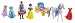 フェイバレットモーメントおはなしバッグデラックス 白雪姫(W5604)