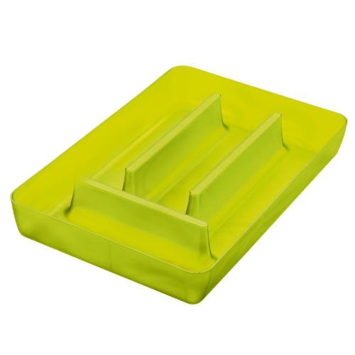 Koziol Besteckkasten Rio transparent oliv