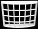Dollhouse Miniature 1/2-Inch Scale Georgian Bow Window