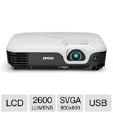 Epson VS210 Business Projector (SVGA Resolution 800x600) (V11H433020)