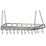 Review Stacks and Stacks  / Hanging Pot Rack - Rectangle - Pewter (Pewter) (36