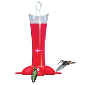 Birdscapes® 279 Deluxe Rose Petal Hummingbird Feeder, 12 oz capacity