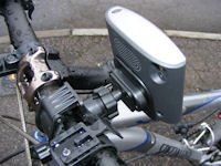 Duragadget Mountain bike / moped / bicycle / bmx / motorbike / scooter gps satellite navigation handlebar mount holder suitable for use with Tomtom one v2 v3, europe / regional, 2nd 3rd edition, one t regional