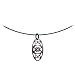 Oval Victorian Pendant Choker Necklace