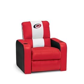 Carolina Hurricanes Leather Recliner Chair