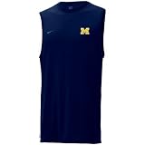 Nike Michigan Wolverines Navy Blue Performance Sleeveless T-shirt