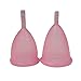 JETTINGBUY Silicone Menstrual Period Cup Medium Pink