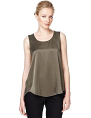 Autograph Pure Silk Oblong Vest Top