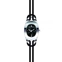 Ted Lapidus - B0207RNPN - Montre Femme - Quartz Analogique - Bracelet Cuir Noir