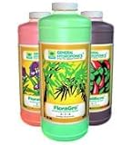 General Hydroponics Flora Series QT - FloraGro, FloraBloom, and FloraMicro, 32 oz each