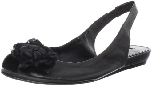 Vera Wang Lavender Women's Lialac Flat,Black,9 M US