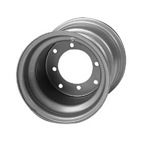 ITP Steel Wheel - 10x8 - 3+5 Offset - Silver , Material: Steel 1025791700